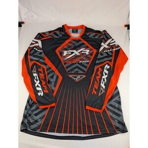 Men's Size XL Team FXR MX Offroad Jersey Fox Racing Orange/Black Shirt